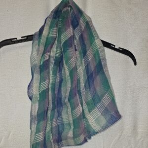 Plaid Multicolor Scarf